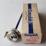 Centralab R2-56 Potentiometer: 1 Megohm, Tap 500k, Fastatch, Dual-rear - Nos. Fixed Price $5.79.