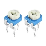 20pcs 50k Ohm Variable Resistors Adjustable Top Horizontal Cermet. Fixed Price $7.76.