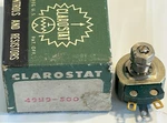 Vintage Clarostat 49m9-500 Potentiometer New Nos Original Box. Fixed Price $19.99.