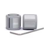 Taiss 2pcs Silver/grey Aluminum Rotary Electronic Control Potentiometer Knob New. Fixed Price $29.99.