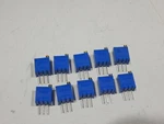 Bourns 3299w-1-202 Trim Pot 2k Ohm 25 Turn Top Adjustable - Lot Of 10 Trimmer's. Fixed Price $14.00.