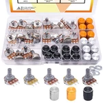 Taiss 60pcs Potentiometer Kit B5k 10k 20k 50k 100k Ohm Linear Taper Rotary Audio. Fixed Price $16.94.