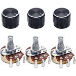 Twtade / 3pcs Wh138 100k Ohm Potentiometer Single Turn Rotary Linear. Fixed Price $16.14.