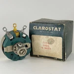 (1) Nos Clarostat 58c2 3k Ohm 4 Watt Wirewound Variable Linear Potentiometer (b). Fixed Price $38.95.