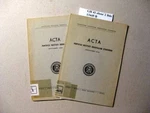 Acta. Pontificii Instituti Orientalium Studiorum (septembri 1970, 1982). Ohne Au. Fixed Price $30.65.