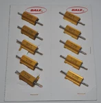 Lot Of 10 New Dale Vishay Rh-25 20w 8.06 Ohm 1% Heat Sink Wirewound Resistor. Fixed Price $39.99.