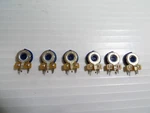 6 Pack Cts 201xr502b 5k Ohm, 0.25w, Tolerance 20% Thumb Wheel Trim Resistor. Fixed Price $19.99.