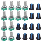 Twtade 12pcs Single Linear Rotary Seal Amplifier Potentiometers Type 5k,10k,2.... Fixed Price $17.21.