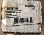 Honeywell S963b1128 Manual Potentiometer. Fixed Price $200.00.