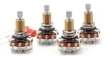4x Bourns 500k Potentiometers - Long Split W/ 2x Orange Drop .022uf/200v Caps. Fixed Price $18.99.