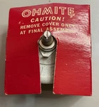 Vtg Ohmite Rheostat Potentiometer Model G, Rp201sd2r0kk, 6.12 Amp, 2 Ohm, 200 V. Fixed Price $40.01.