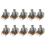 10pcs Rotary Potentiometer Linear 15mm 1k 2k 5k 10k 20k 50k 100k 250k 500k 1m. Fixed Price $7.84.