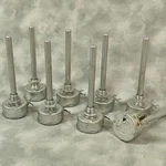 Vtg Centralab Ww-020 2 Potentiometer Lot (8) 5w Wirewound Long Shaft Nos. Fixed Price $46.75.