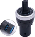 Taiss / 1pcs La42dwq-22 22mm 10k Ohm Governor Rotary Potentiometer Inverter Conv. Fixed Price $18.49.