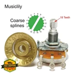 Musiclily A500k Pots Brass Split Long Shaft Guitar Bass Knobs 10pc. Fixed Price $43.30.
