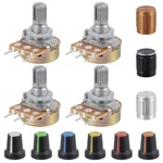 Allecin Wh148 B500r Potentiometer 15mm Shaft 3pins Variable Resistor 500r.... Fixed Price $13.03.