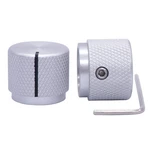 Taiss 2pcs Silver Aluminum Rotary Electronic Control Potentiometer. Fixed Price $14.41.