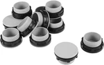 Uxcell 12 Pcs 30mm Black Gray Plastic Push Button Switch Hole Panel Plug. Fixed Price $15.28.