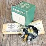Clarostat A58-7500 Ohm Potentiometer Wire Wound 3w Rotary Pick-a-shaft Nos. Fixed Price $9.95.