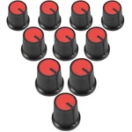 10pcs 15x15mm Potentiometer Volume Control Knurled Knob Red Shaft Hole. Fixed Price $6.60.