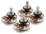 Bourns 500k Potentiometer - Short Split Shaft Audio Taper, Low Friction Pot (4x). Fixed Price $17.99.