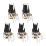 5pcs Rotary Potentiometer 100k Ohm Wh148 For Variable Resistor 3 Pin. Fixed Price $9.21.