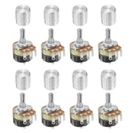 8pcs Potentiometer 100k Ohm Wh138 3 Pin, Silver. Fixed Price $16.61.