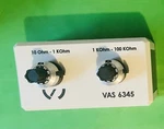 Porsche Resistor Decade Box - Resistance Simulator 10 Ohms-100 Kilo Ohms. Fixed Price $299.99.