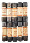 Lot Of 10 - Shawmut Form 101 Type 1 Cat No 250 Or Less Volt A25x15 Fuse 15a Used. Fixed Price $108.71.