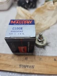 Mallory Type C100r Rheostat 100 Ohms #4t. New In The Box. Fixed Price $20.00.