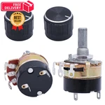 Twtade 2pcs 10k Ohm Single Linear Taper Dimmer Potentiometer Ohm, Black. Fixed Price $18.99.