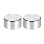 Uxcell 2pcs Potentiometer Knob Knurled Shaft 25mmx13mm 2pcs, Silver Tone. Fixed Price $12.51.