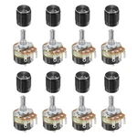 8pcs Variable Resistor 10k Ohm Wh138 3 Pin For Rotary Potentiometer, Black. Fixed Price $17.19.
