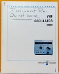Hp 03200-90026 Model 3200b Vhf Oscillator Operating & Service Manual.. Fixed Price $39.99.