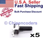 5 Pcs Alps 10k Ohm 9mm Dual Potentiometer Pot Rk09k12a0a5f Variable Resistor. Fixed Price $4.31.