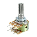 Wh148 10k Ohm Variable Resistors Double Carbon Rotary Tapered Leather. Fixed Price $6.37.