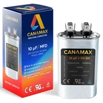 10 Uf Mfd 370 440vac Round Motor Run Capacitor For Ac Electric Applications. Fixed Price $13.79.