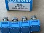4 New Clarostat 308l 10k -s 9215 Potentiometer. Fixed Price $22.00.