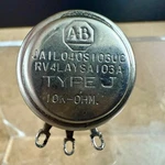 Allen Bradley Potentiometer 10k Ohm Type J Variable Resistor Vintage Ab. Fixed Price $19.99.