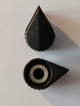 2 Ea: Cutler Knob Ms91528-1k2b, For 1/4" Shaft W/set Screws, Used.. Fixed Price $14.95.