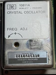 Hp/agilent 10811a Crystal Oscillator Assembly. Fixed Price $300.00.