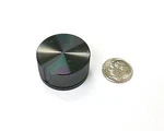 Sato Parts # K-59-m-b 6.0mm Shaft, 30mm Medium Black Splined Aluminum Knob. Fixed Price $24.19.