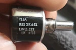 1pc Clarostat 73ja-2k 2k Ohm 2 Watt 10-turns Wirewound Potentiometer **nos. Fixed Price $6.00.