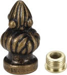 Uxcell Bronze Cap Knob Lamp Shade Finial Decoration Dual Thread 1-3/8. Fixed Price $12.22.