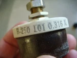 Lot Of One 250-ohm Ohmite Rheostat H-250 L01 0.316a 25w -- New And Unused. Fixed Price $32.00.