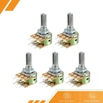 5 X Wh148 10k Ohm Variable Resistors Dual Rotary Carbon Film Potentiometer. Fixed Price $13.19.
