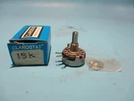 New Clarostat Rv4naysd153a Potentiometer 15k. Fixed Price $10.50.