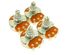 Alpha B500k 18mm Linear Split Shaft Audio Taper Potentiometers Pots. Fixed Price $9.85.