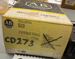 Allen Bradley Cd-273 Coils- Ecs. Fixed Price $161.24.