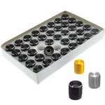 40pcs Aluminum Alloy Potentiometer Knobs Switch Caps For 6mm Dia Shaft Encoder. Fixed Price $14.98.